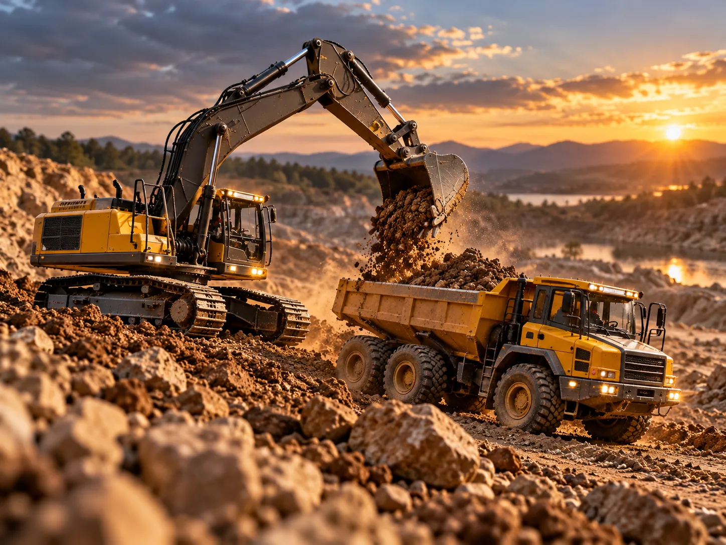 Illustrative RC Construction RC vehicle scene