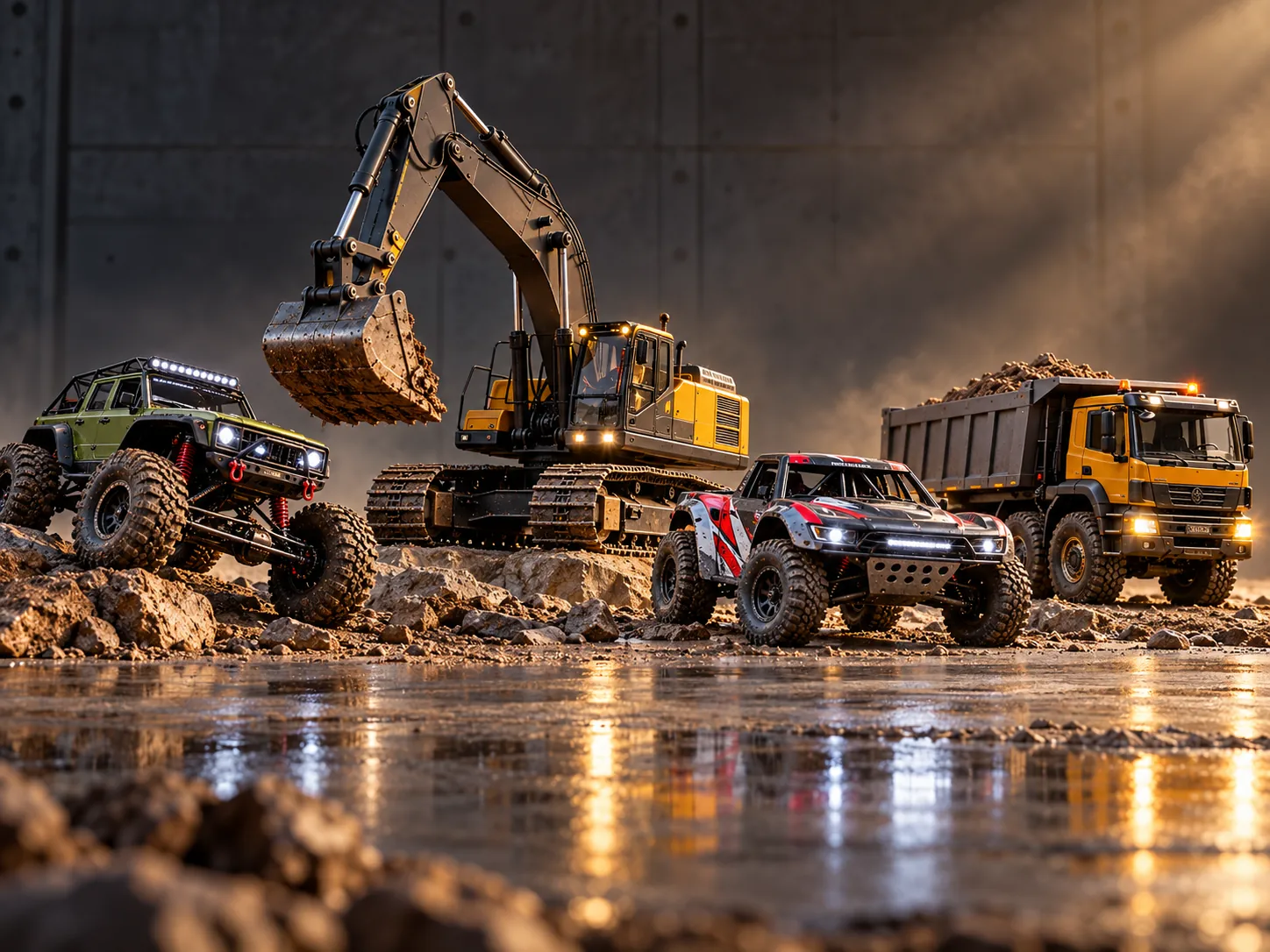 Illustrative RC Construction RC vehicle scene