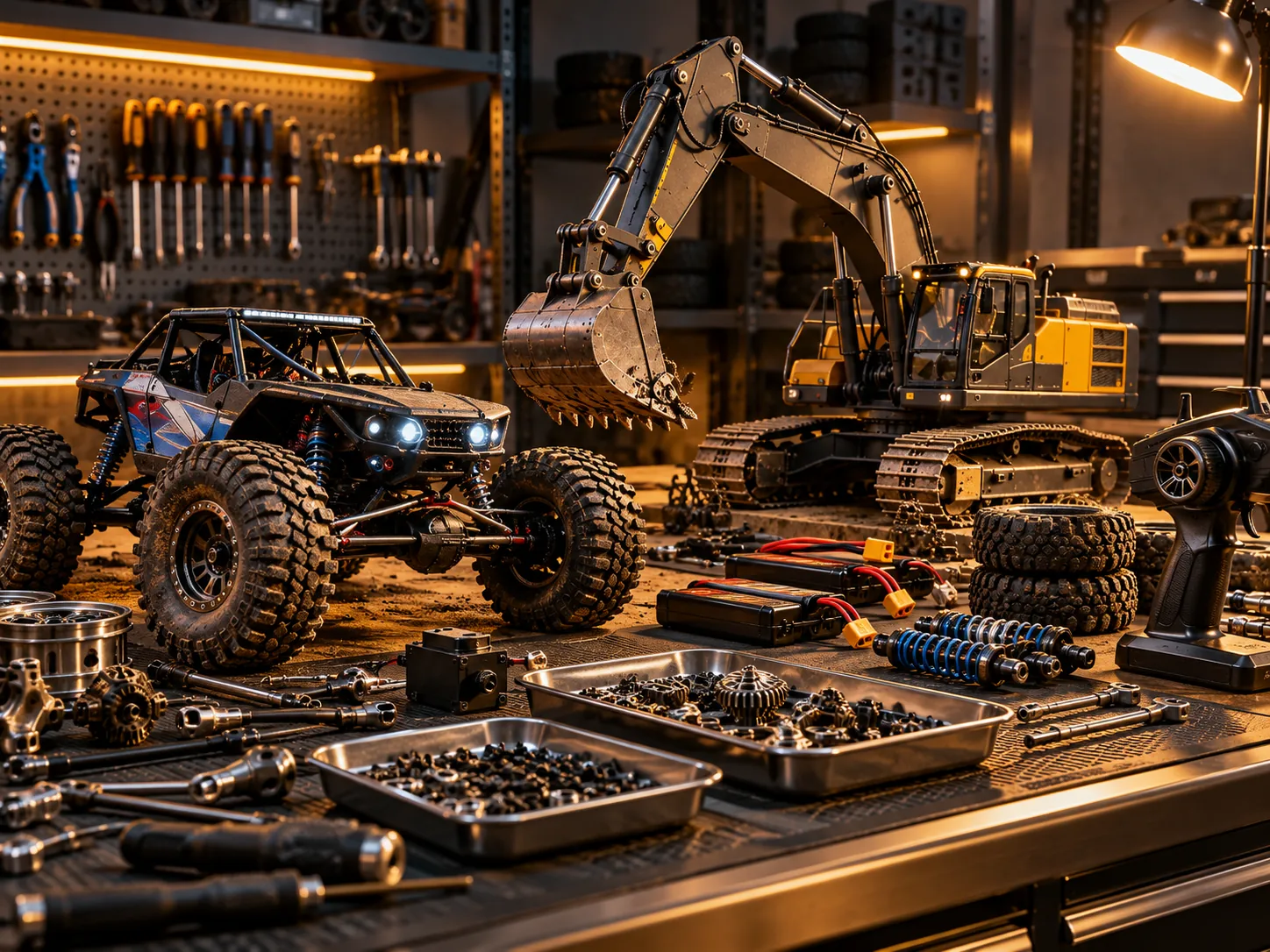 Illustrative Trail Trucks & Crawlers RC vehicle scene